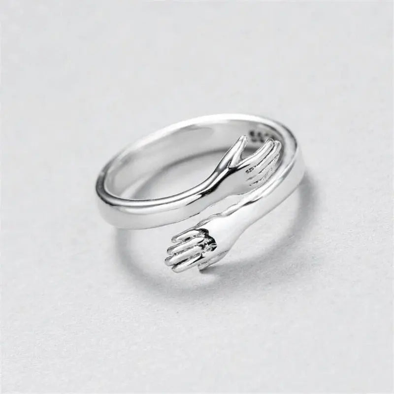 Adjustable Hug-Type Ring in Silver 2