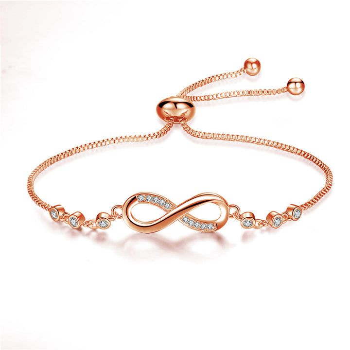 Adjustable Infinity Bracelet in Silver 3