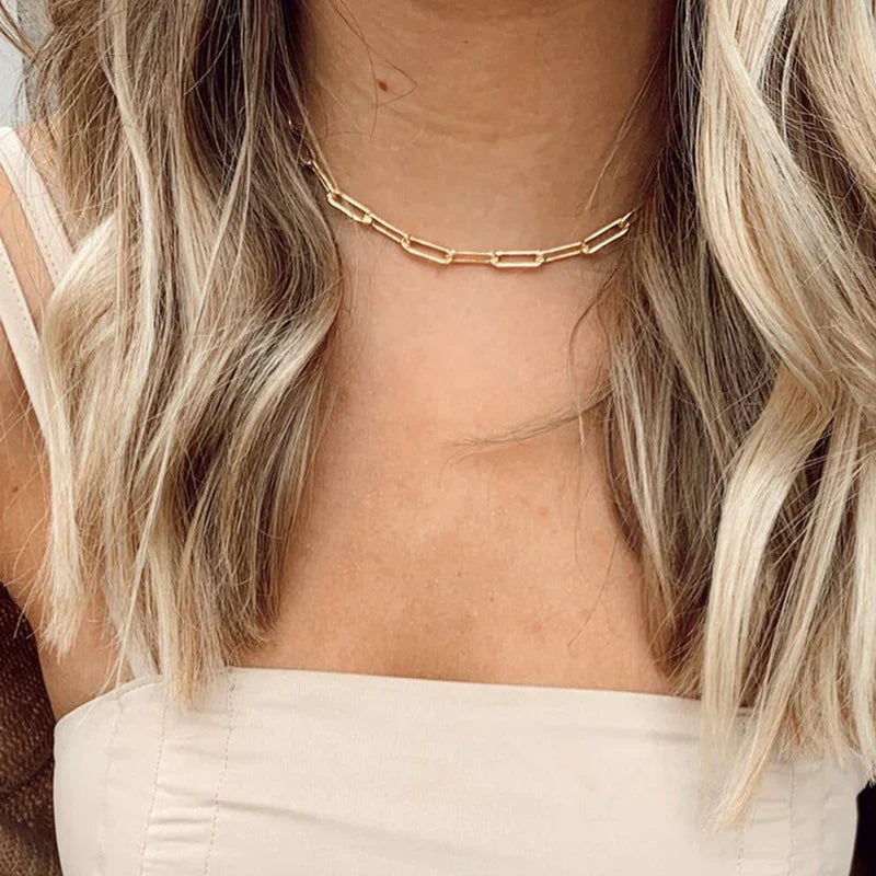 Archen Elegant Chain Necklace | Gold 3
