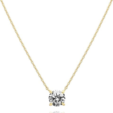 Aurora Crystal Necklace | Gold 0