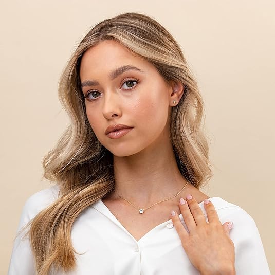 Aurora Crystal Necklace | Gold 2