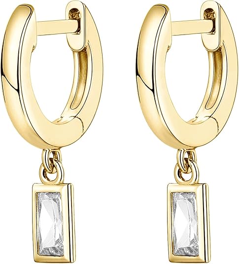 Bar Drop Earrings | Gold 1