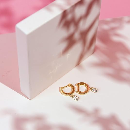 Bar Drop Earrings | Gold 3
