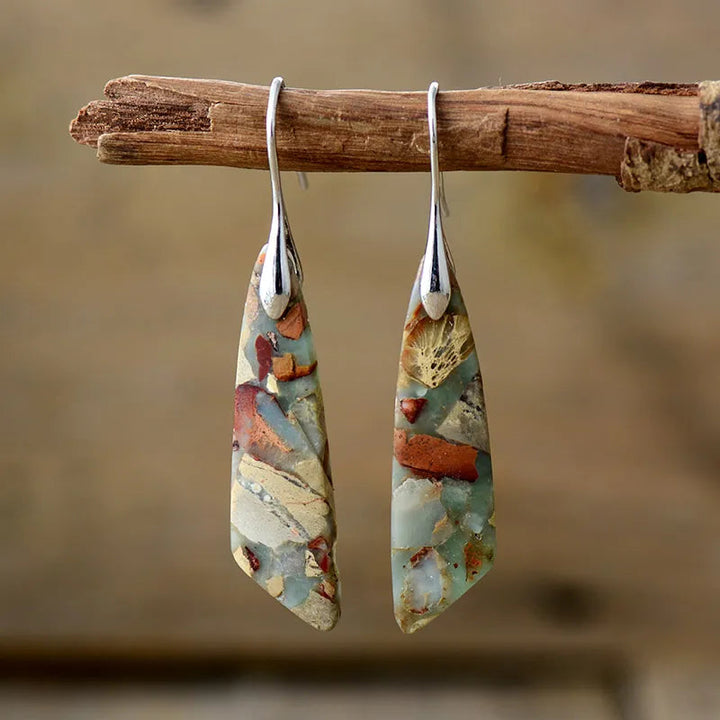 Charm - Vintage Natural Stone Earrings 0