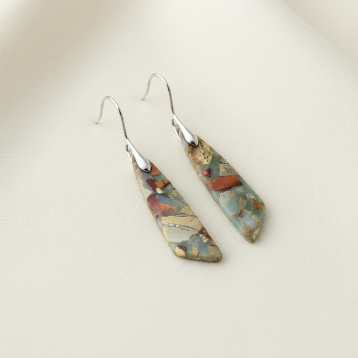 Charm - Vintage Natural Stone Earrings 1