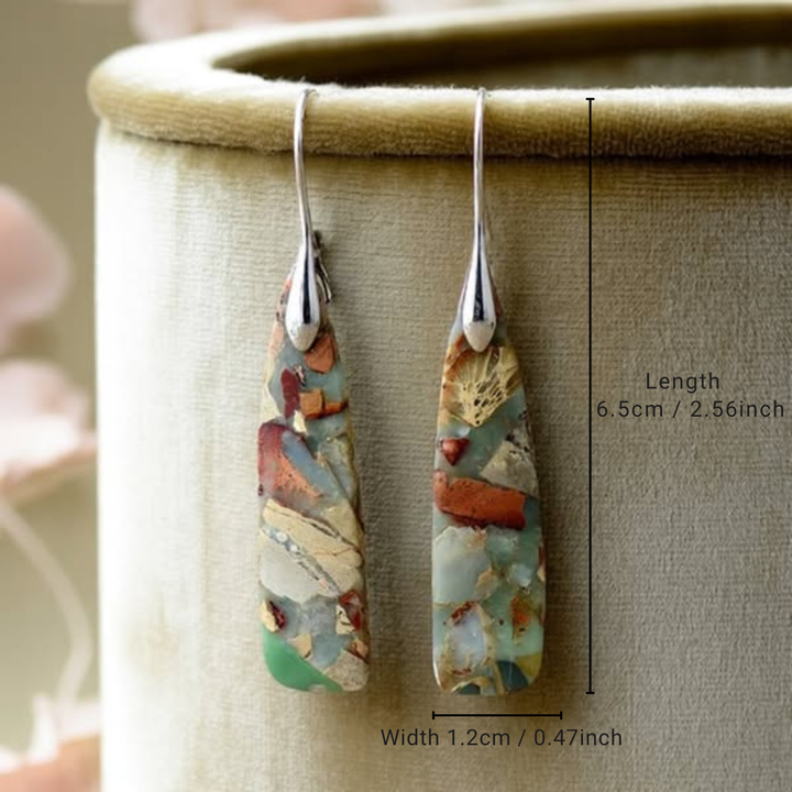 Charm - Vintage Natural Stone Earrings 2