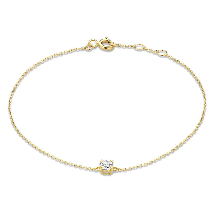 ClÃ©a Stone Bracelet | White Gold 1