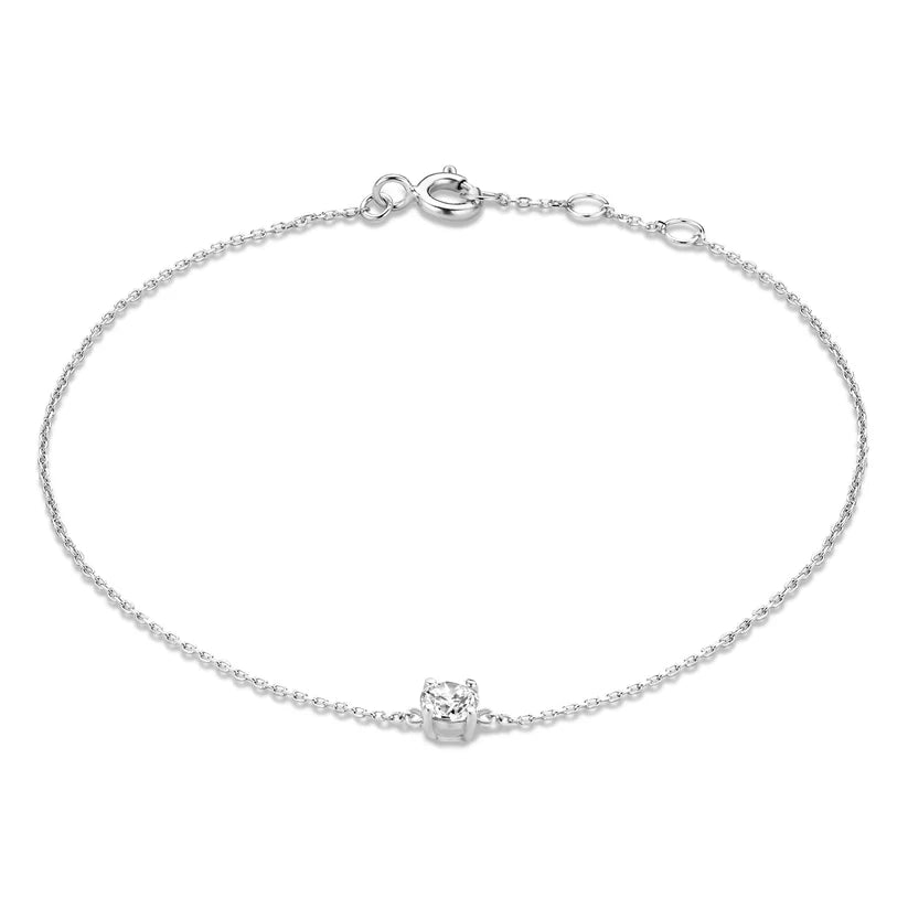 Cléa Moissanite Stone Bracelet | Gold 1