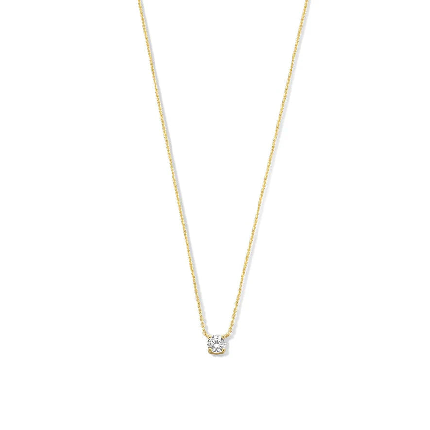 Cléa Moissanite Stone Necklace | Gold 0