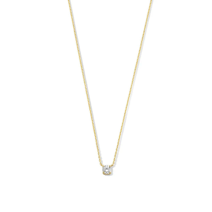Cléa Moissanite Stone Necklace | Gold 0