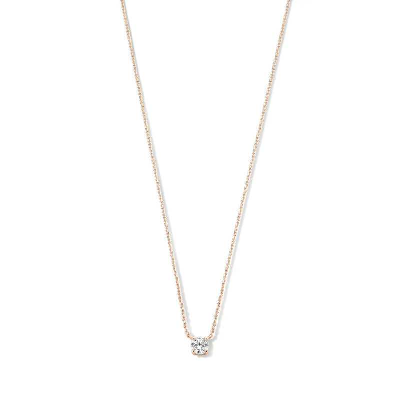 Cléa Moissanite Stone Necklace | Gold 2