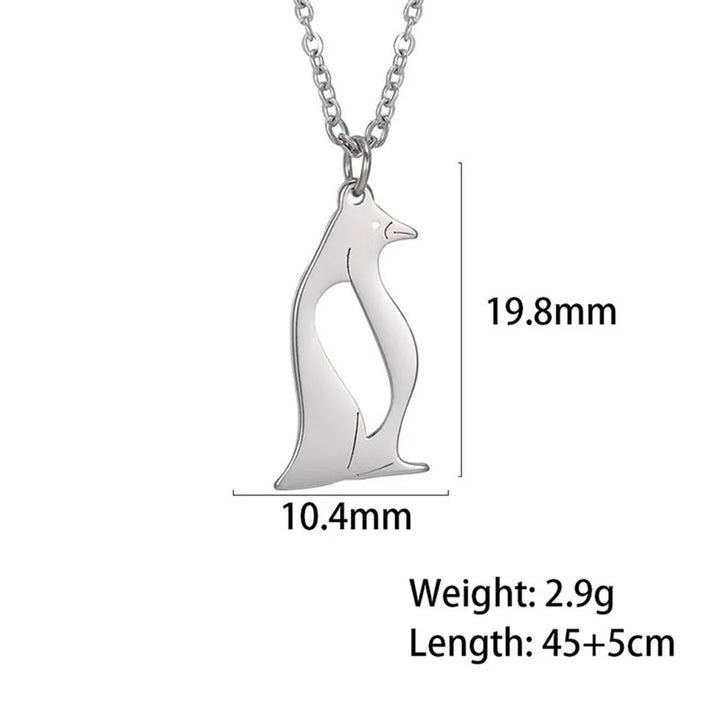Cute Dolphin Whale Octopus Pendant Necklaces for Women Stainless Steel Marine Animals Charms Neck Chain Choker Fashion Jewelry 11