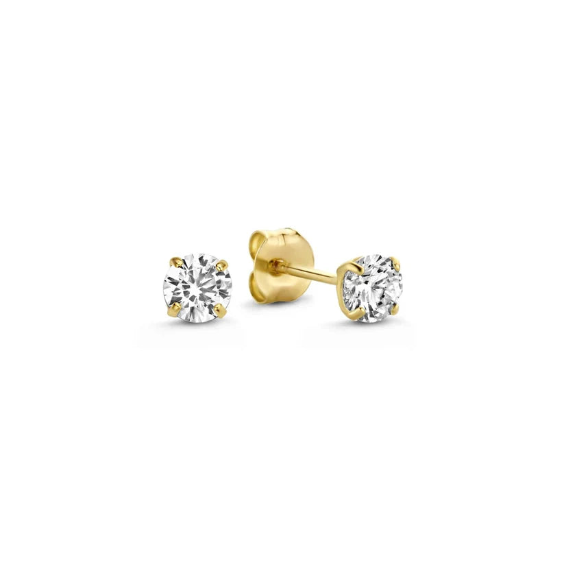 Dara Brillane Stone Earrings Set | Gold 6