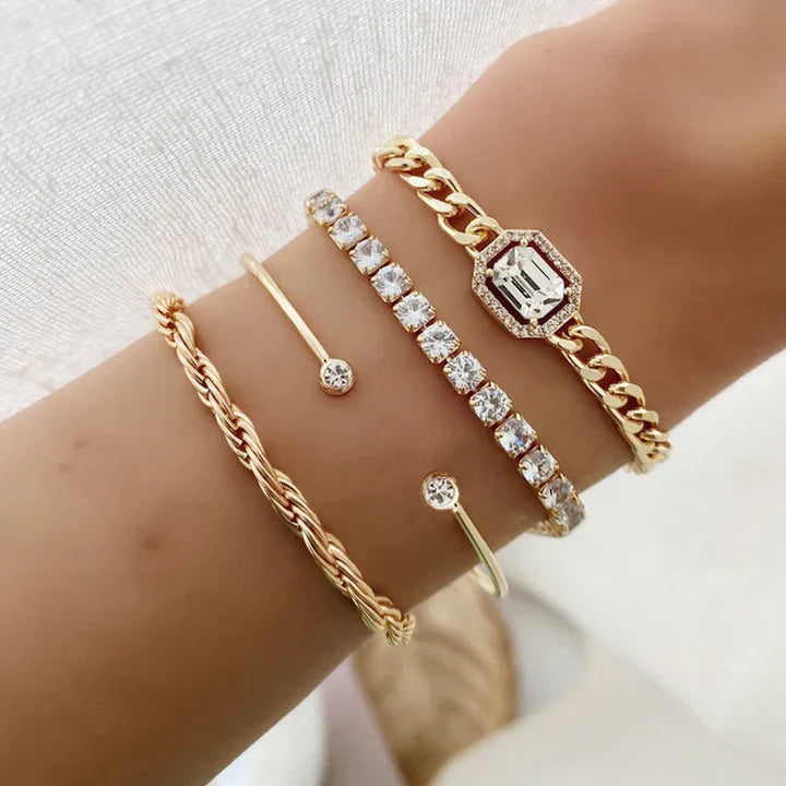 Domitia Calvina Bracelet Set | Gold 0