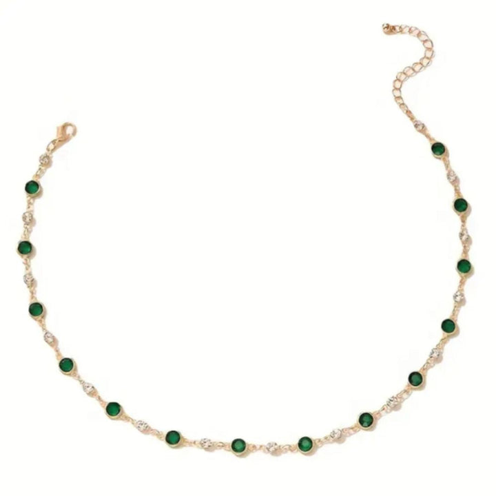 Emerald Green Pendant Necklace 0