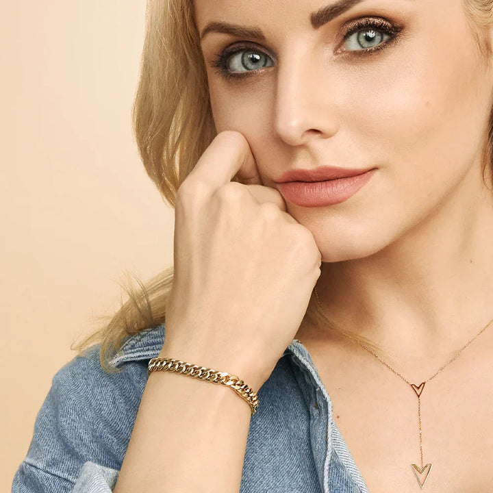 Estate Cuban Bracelet | Gold 2