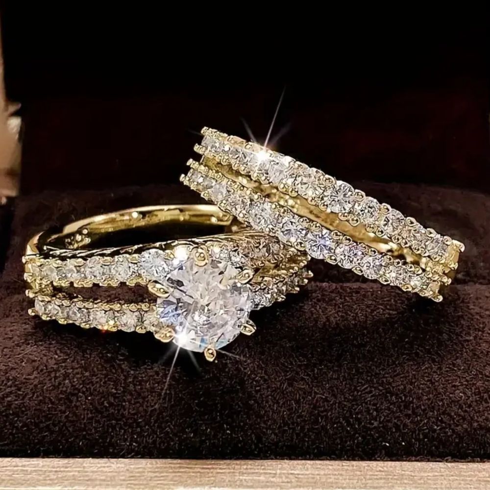 Eternal Radiance Diamond Ring Set 0