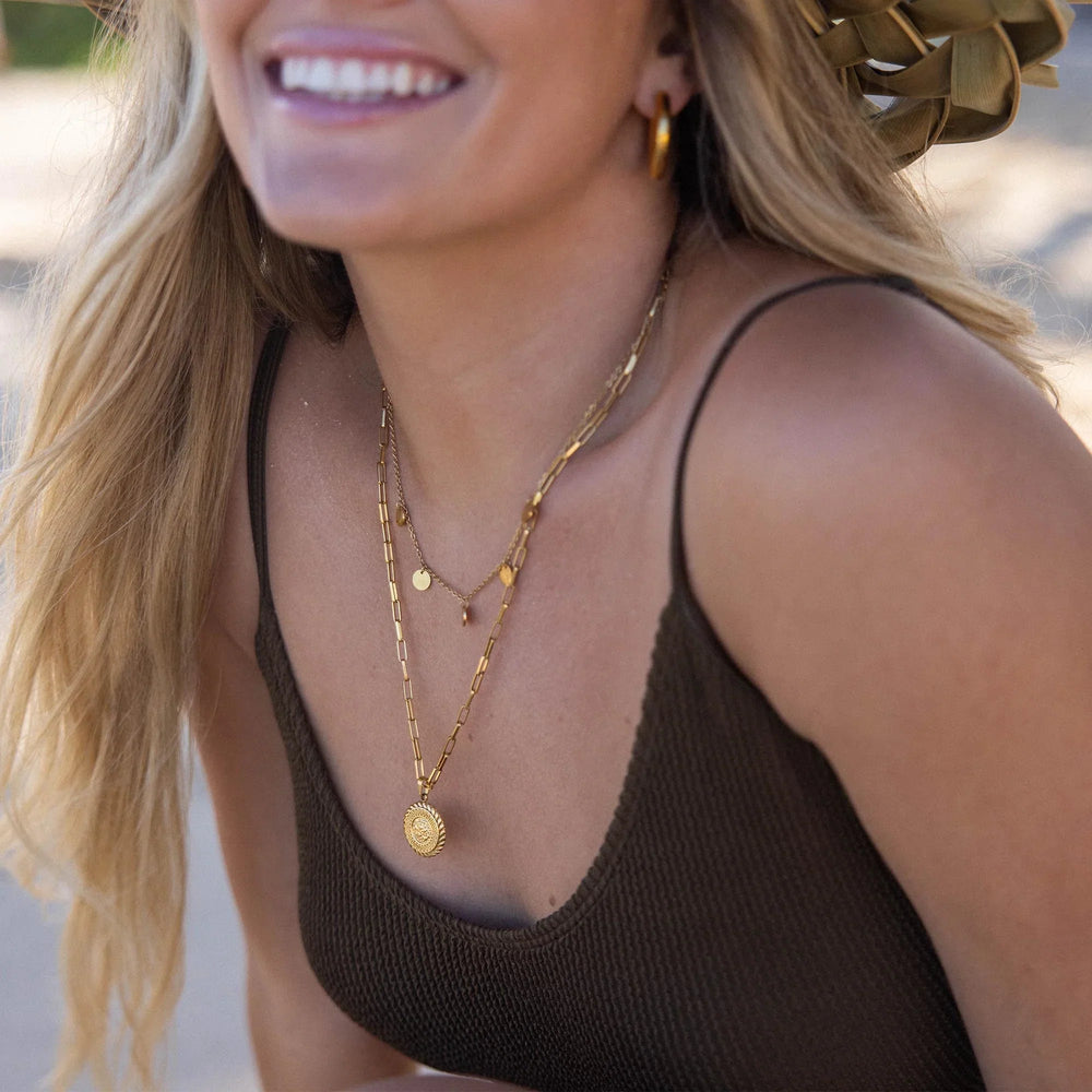 Funky Buddha Necklace | Gold 1