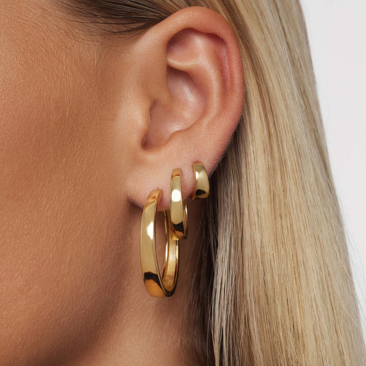 Gia Statement Hoops | Gold 1