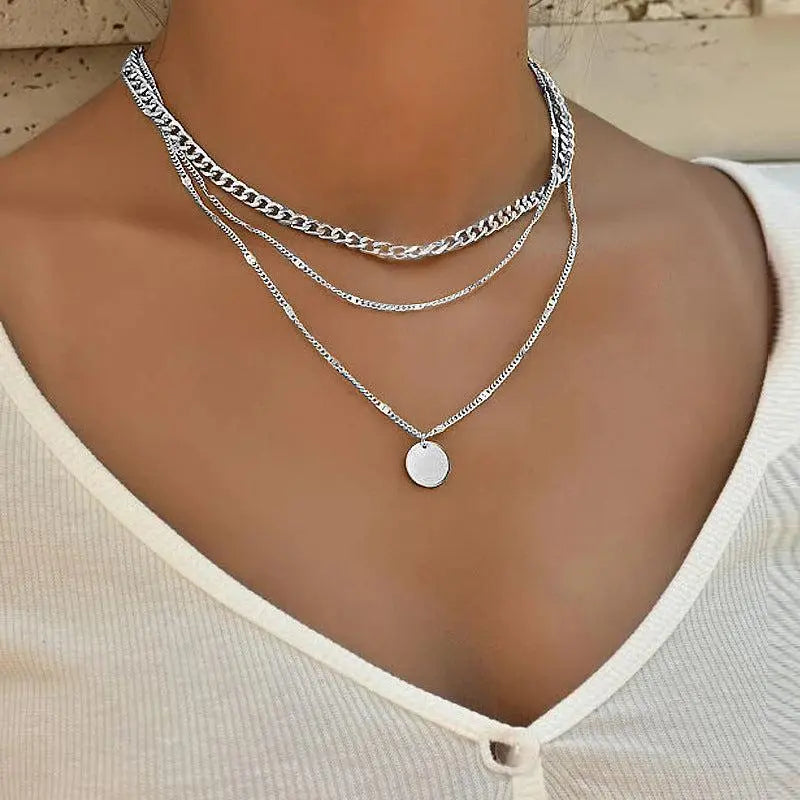 Gold and Silver Plated Necklace 3