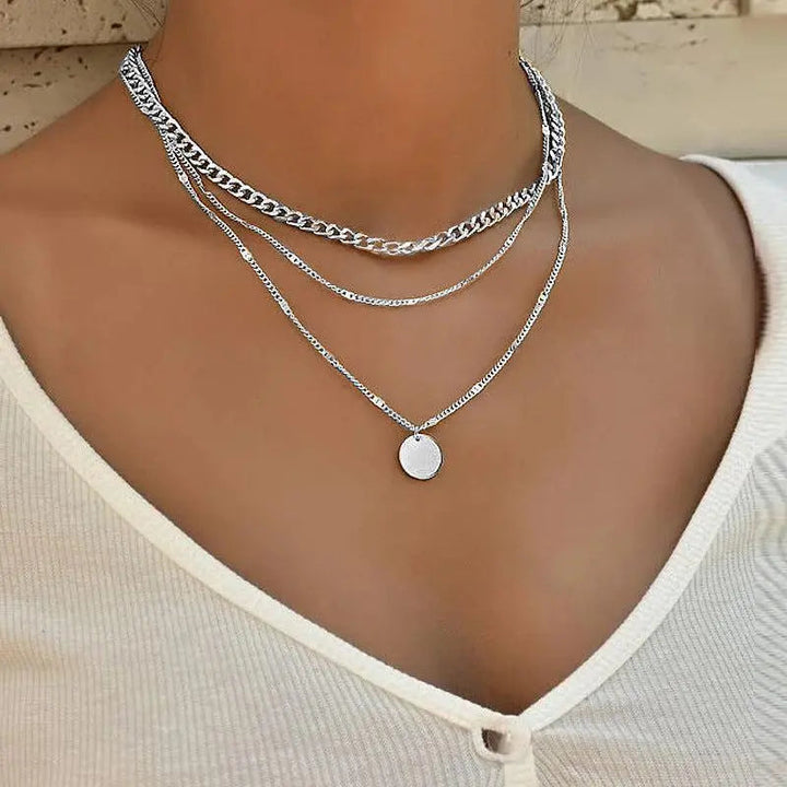 Gold and Silver Plated Necklace 3