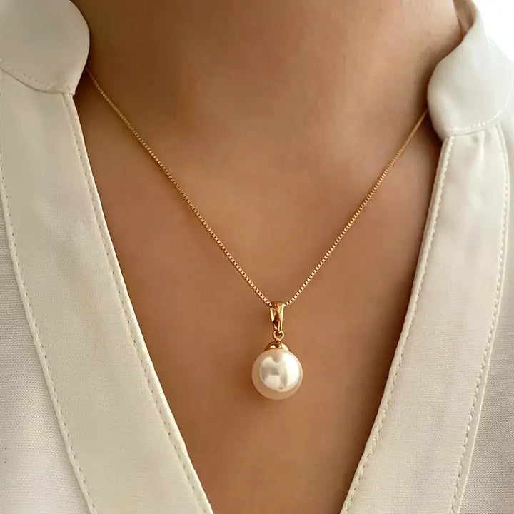 Golden Grace Pearl Jewelry Set | Gold 6