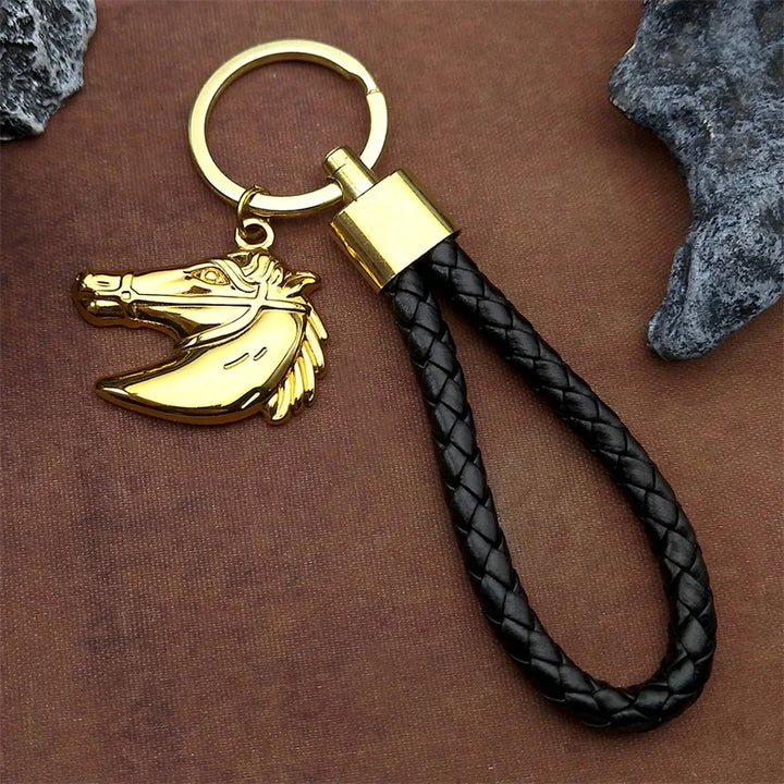 Horsel | Horse Head Crystal Stainless Steel Keychain 6