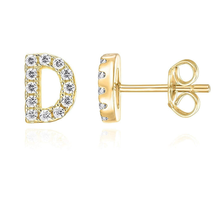 Initial Earring 1pc | Gold 16k 2