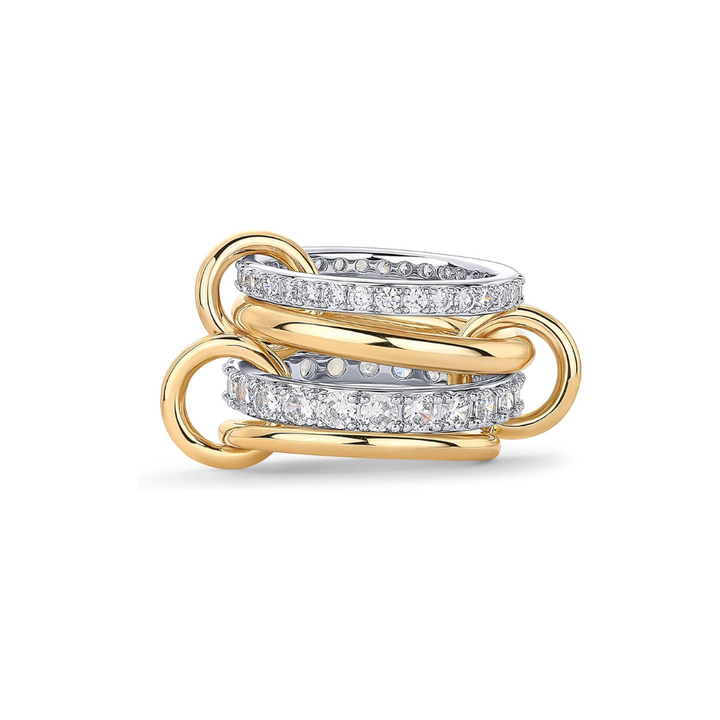 Interlock Stack Rings | Gold 0