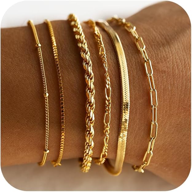 Isabella Vernetta bracelet set | Gold 0