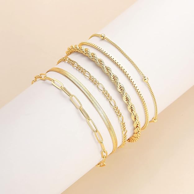Isabella Vernetta bracelet set | Gold 4