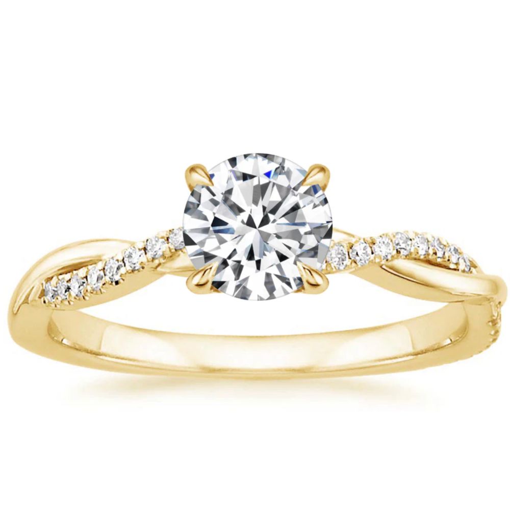 Jane Twisted Diamond Ring 0