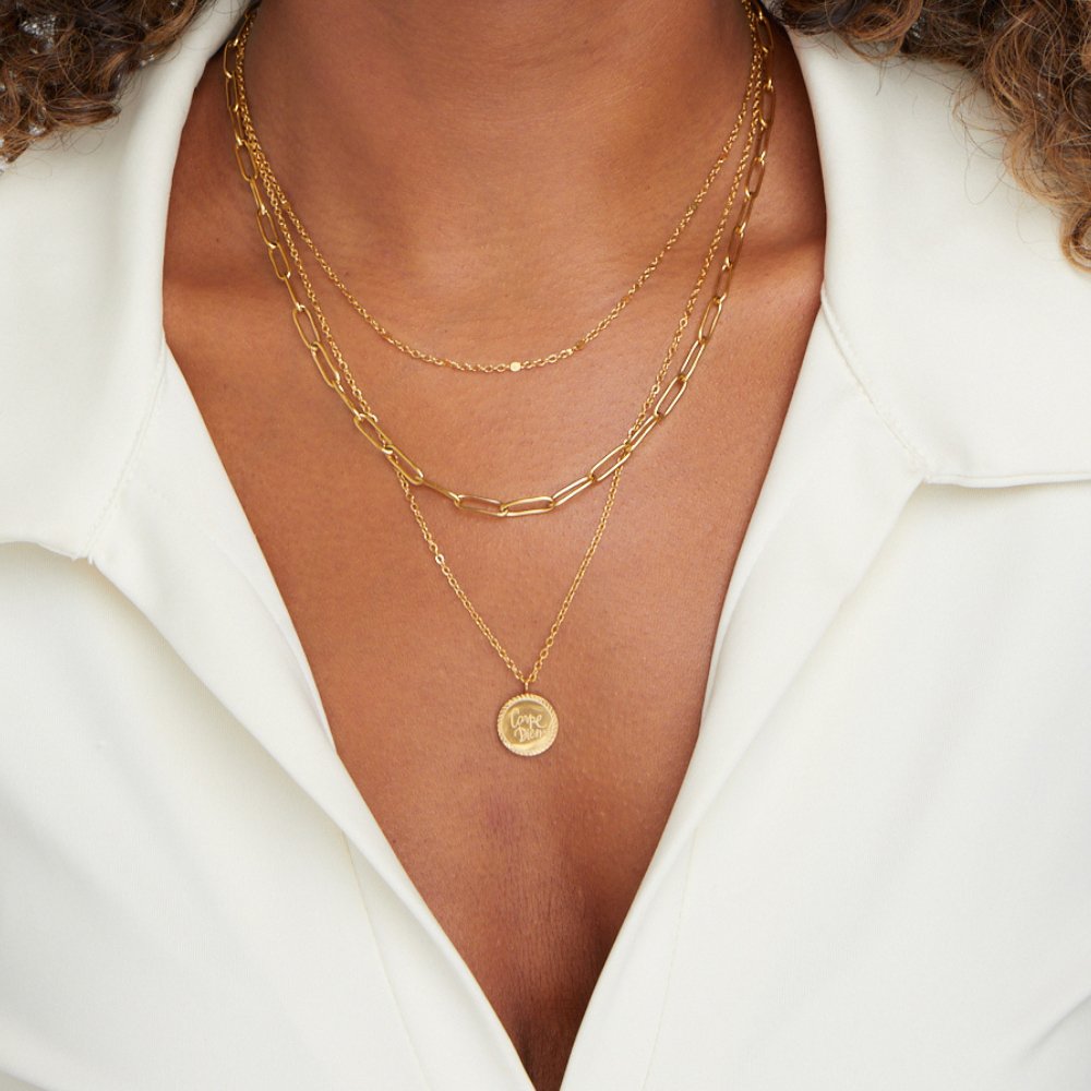 Janie Coin Layered Necklace 1