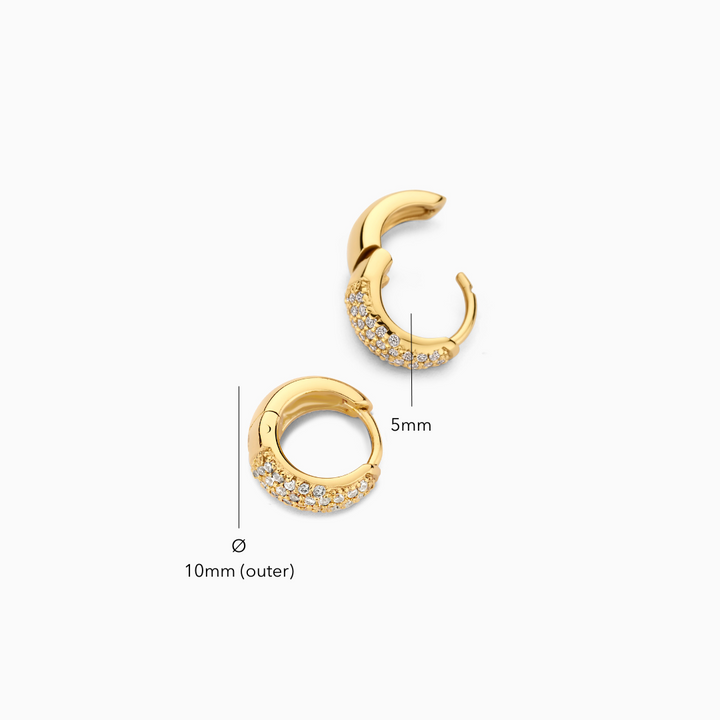 Jules Mini Hoops | Gold 16k 3