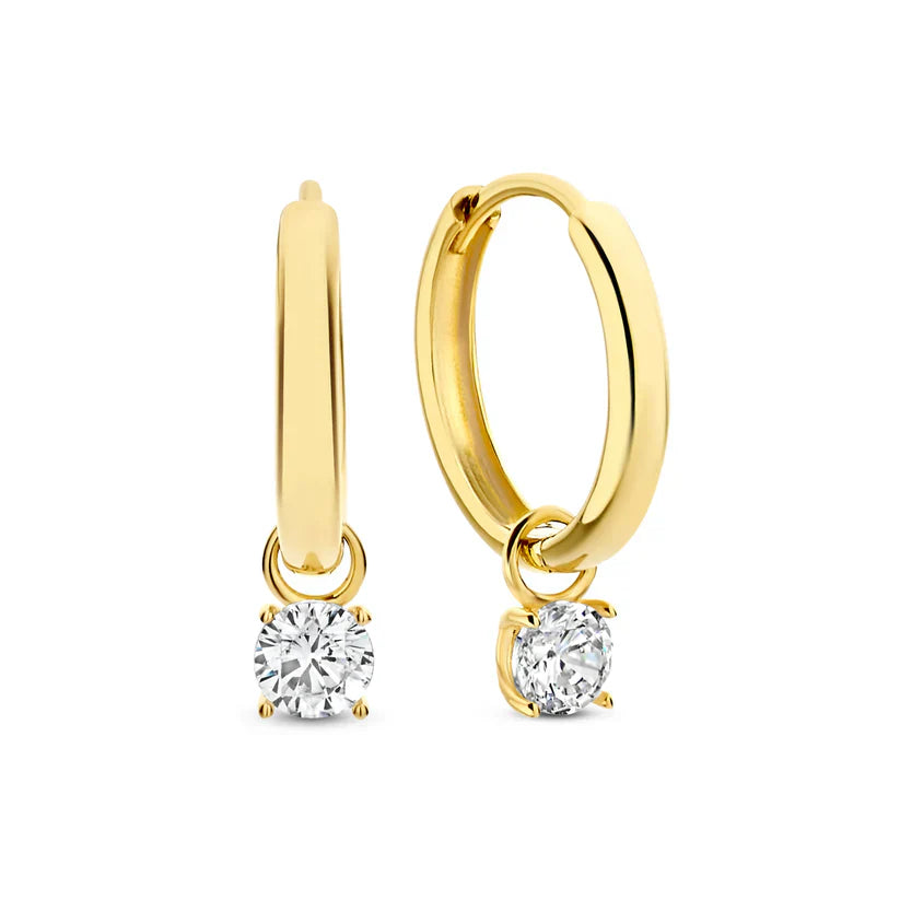Larmes de Lune Stone Earrings Set | Gold 3