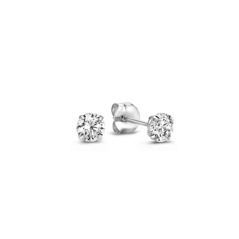 Larmes de Lune Stone Stud Earrings | Gold 1