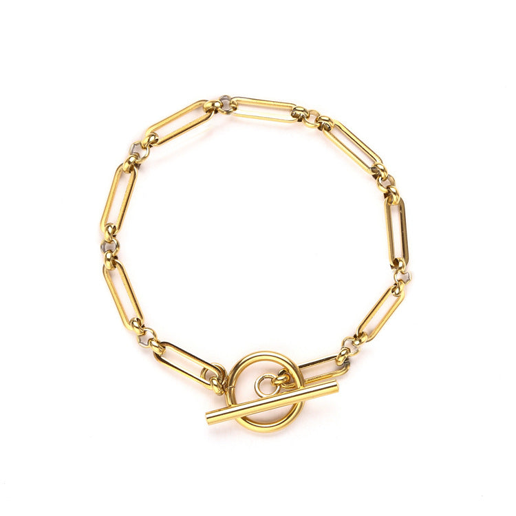 Link T-Bar Bracelet | Gold 0