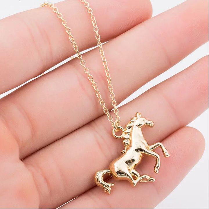 Lucky Running Horse Pendant Necklace Women Jewelry Cute Animal Horseshoe Horse Necklaces Mother's Day Accessories Wholesale 2025 14