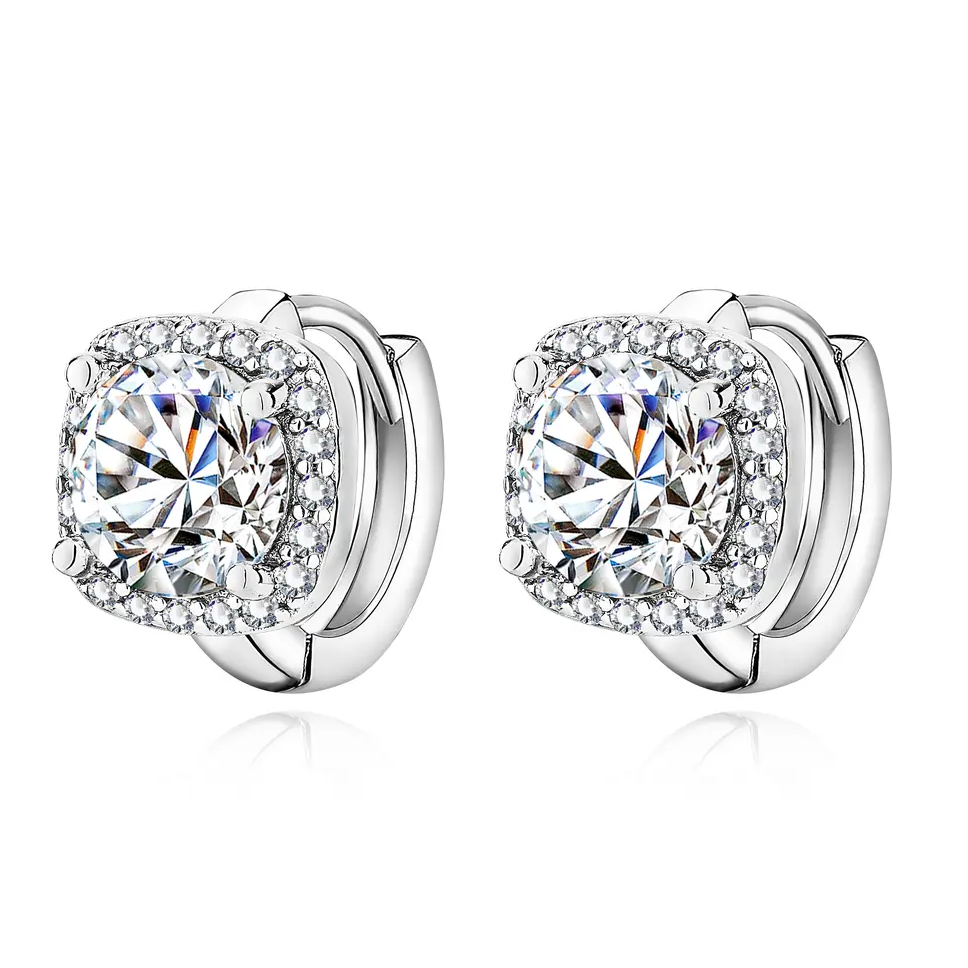 Nadine square earrings | Gold 1