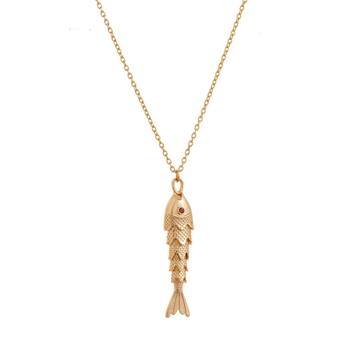 New Fashionable Retro Versatile Fish Koi Personalized Fashion Light Luxury Pendant Necklace for Women 6