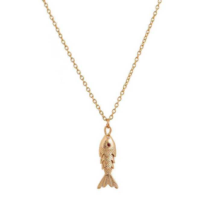 New Fashionable Retro Versatile Fish Koi Personalized Fashion Light Luxury Pendant Necklace for Women 7