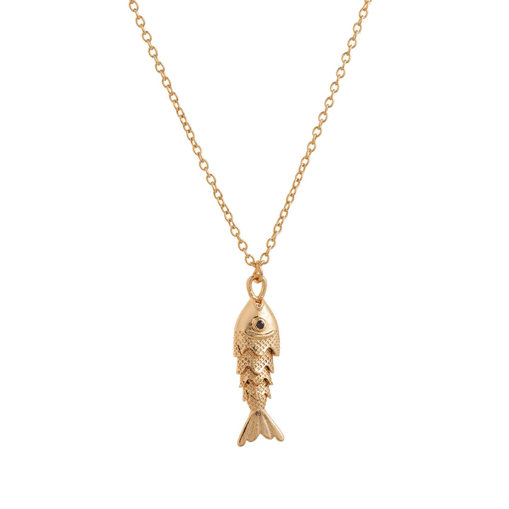 New Fashionable Retro Versatile Fish Koi Personalized Fashion Light Luxury Pendant Necklace for Women 9