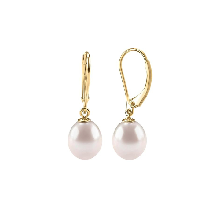 Pearl Dangle Earrings | Gold 0