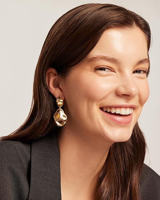 Ripple Wave Earrings | Gold 4