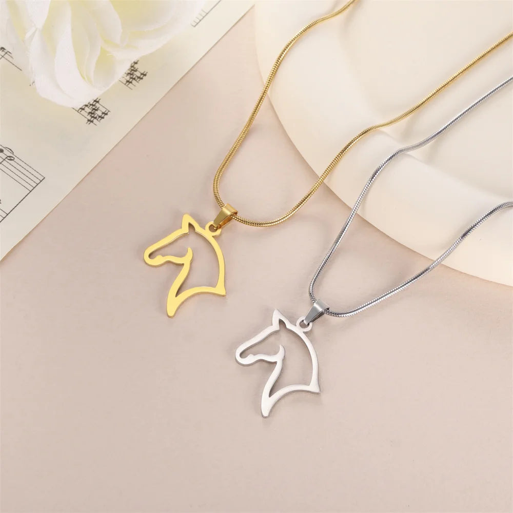Horse Pendant Necklace