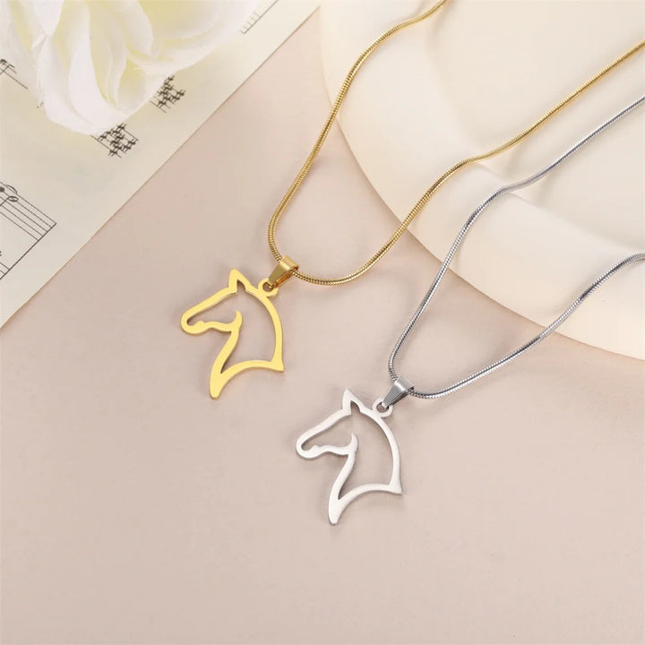 Horse Pendant Necklace