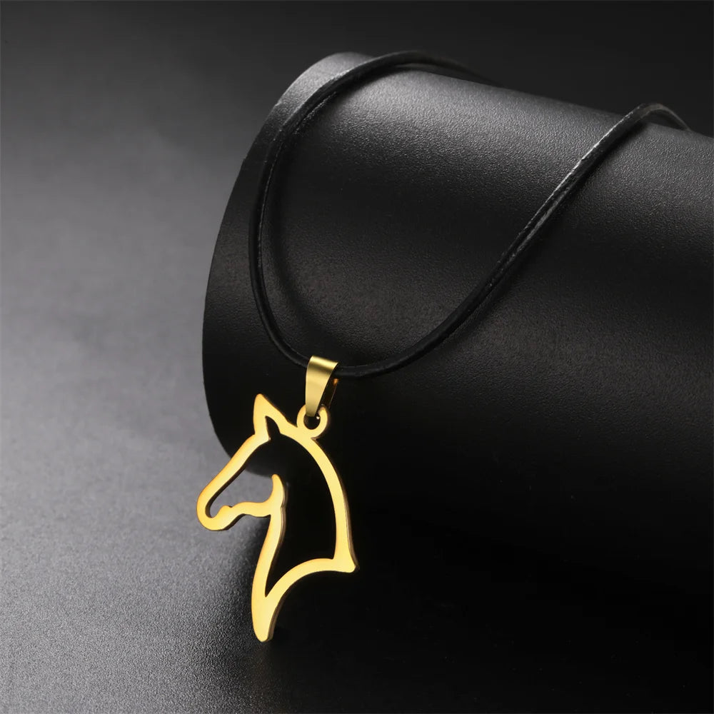 Horse Pendant Necklace