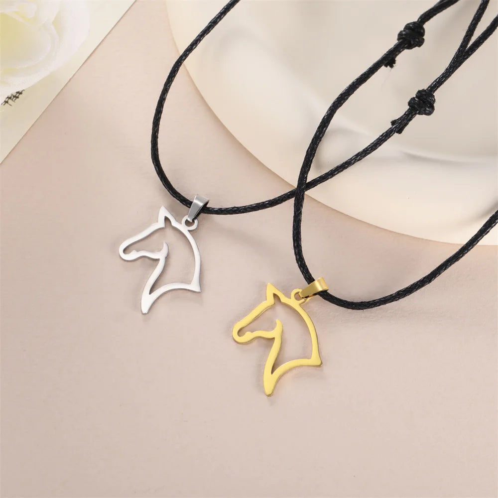 Horse Pendant Necklace