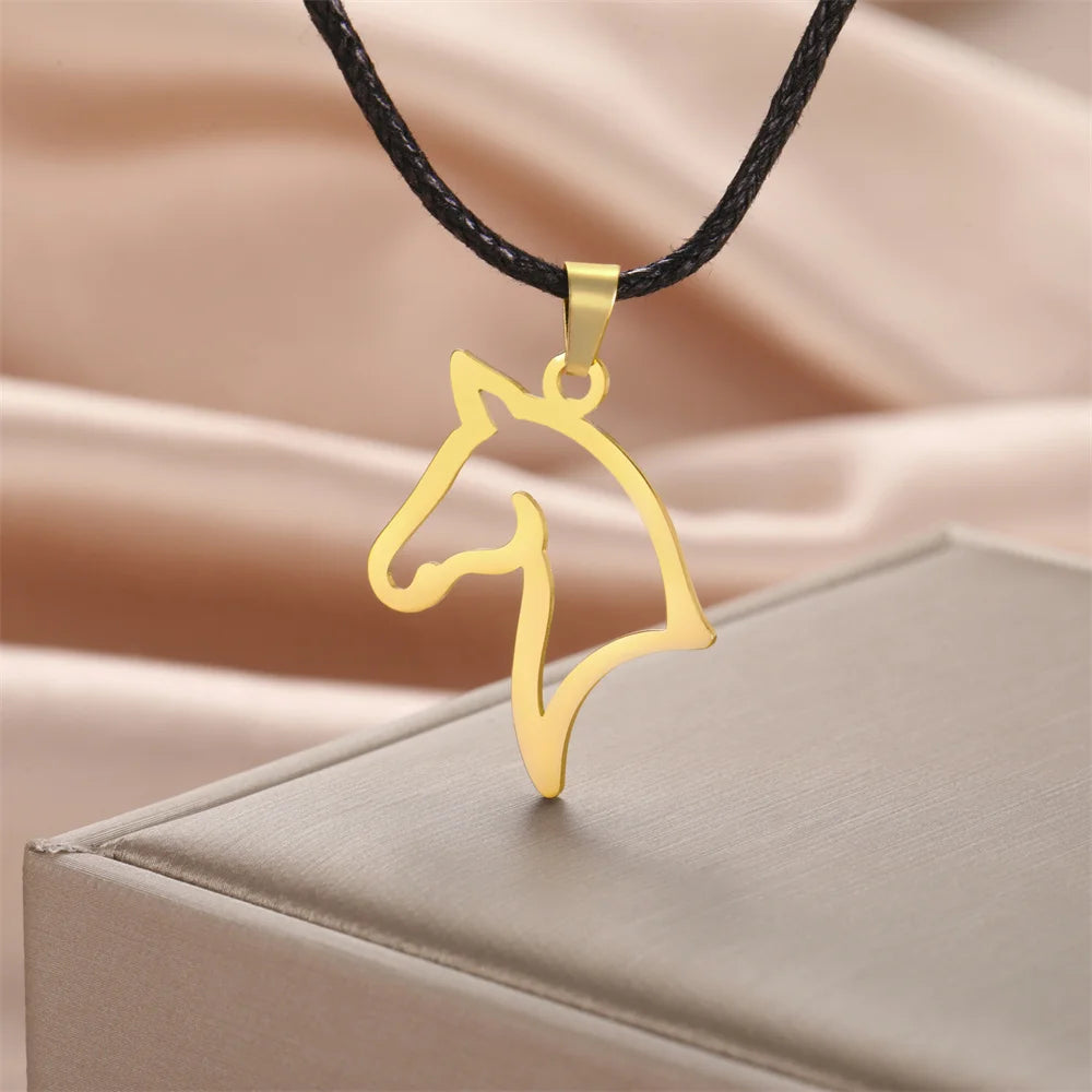 Horse Pendant Necklace