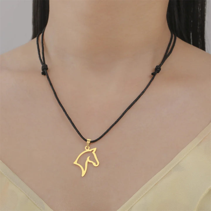 Horse Pendant Necklace